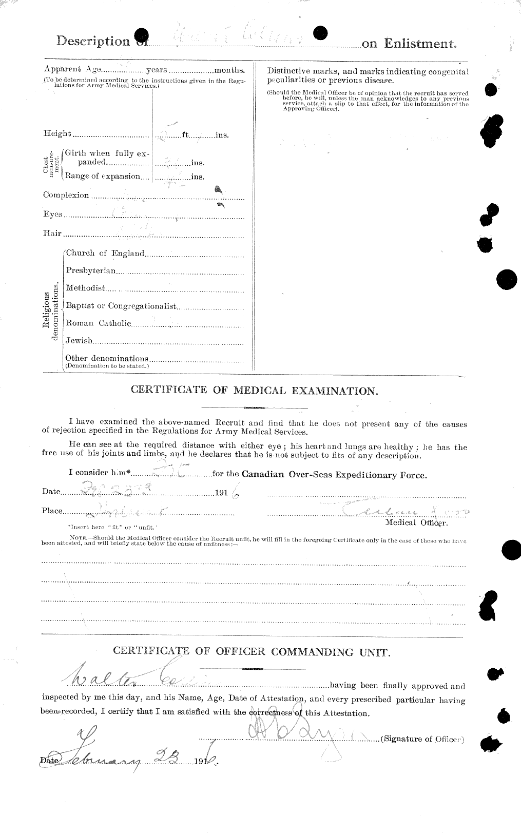 Personnel Records of the First World War - CEF 040690b