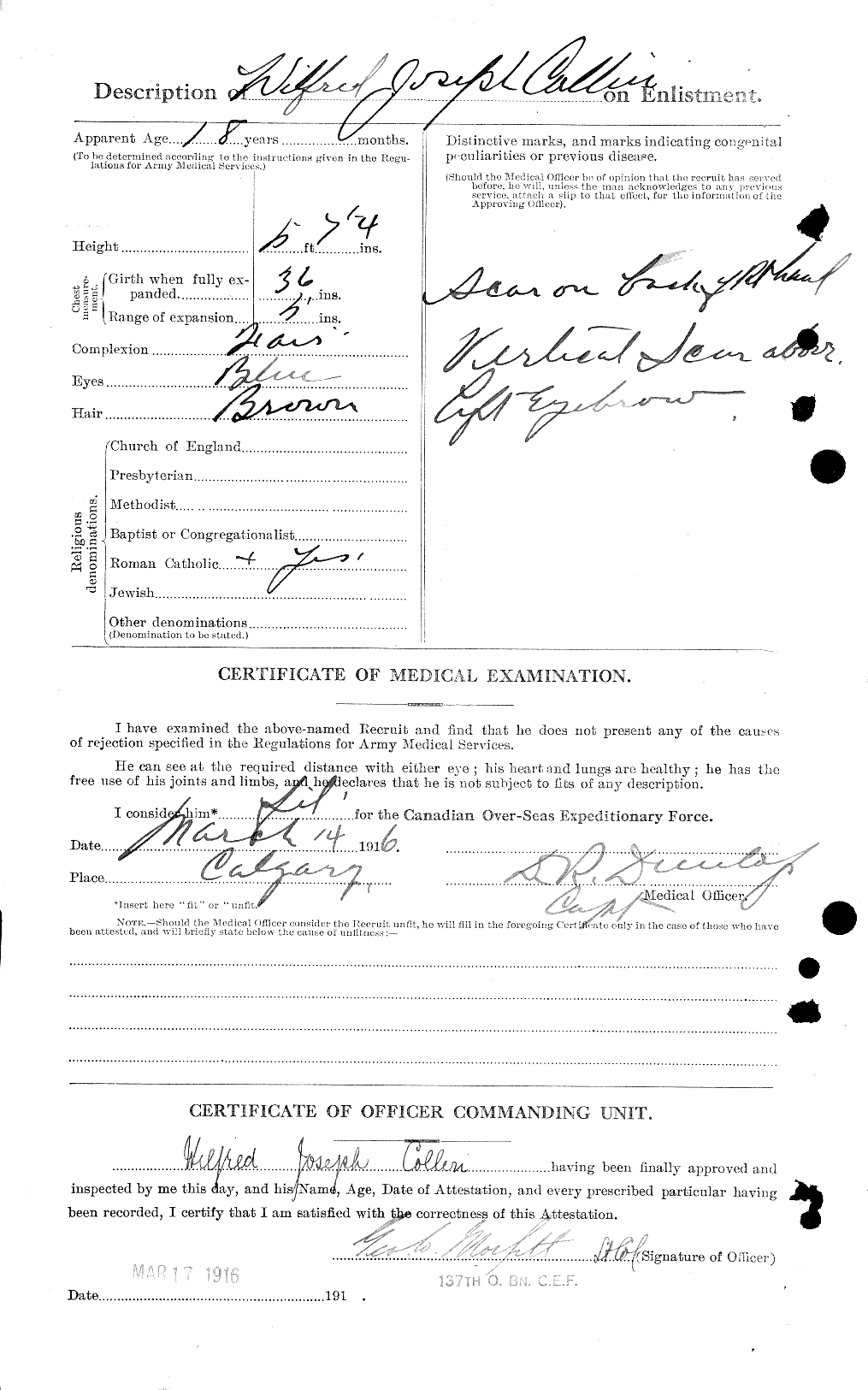 Personnel Records of the First World War - CEF 040704b