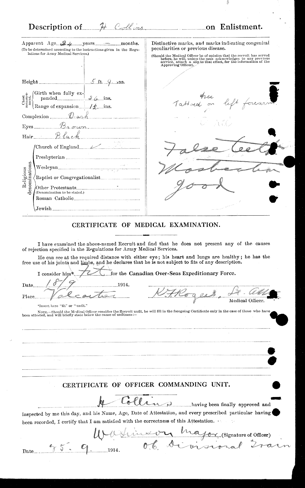 Personnel Records of the First World War - CEF 042290b