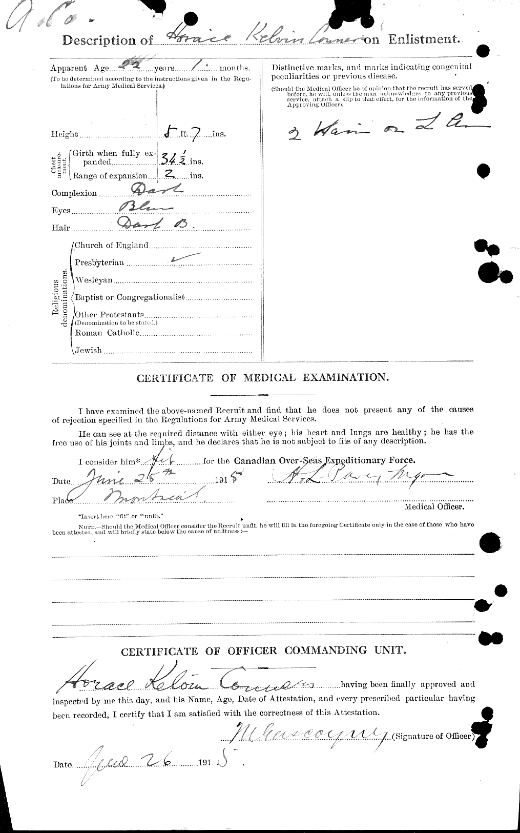 Personnel Records of the First World War - CEF 048827b