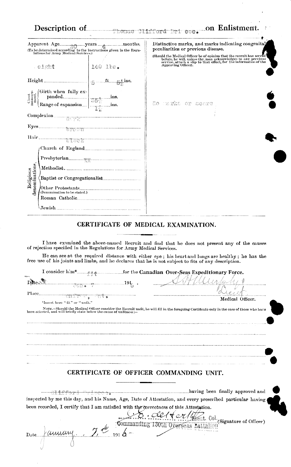 Personnel Records of the First World War - CEF 051280b