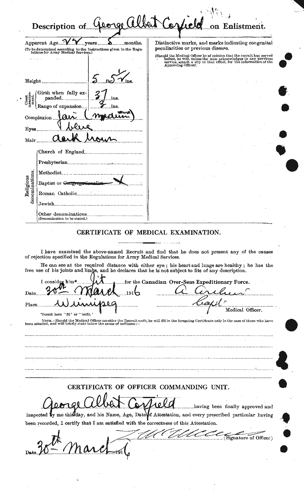 Personnel Records of the First World War - CEF 054386b