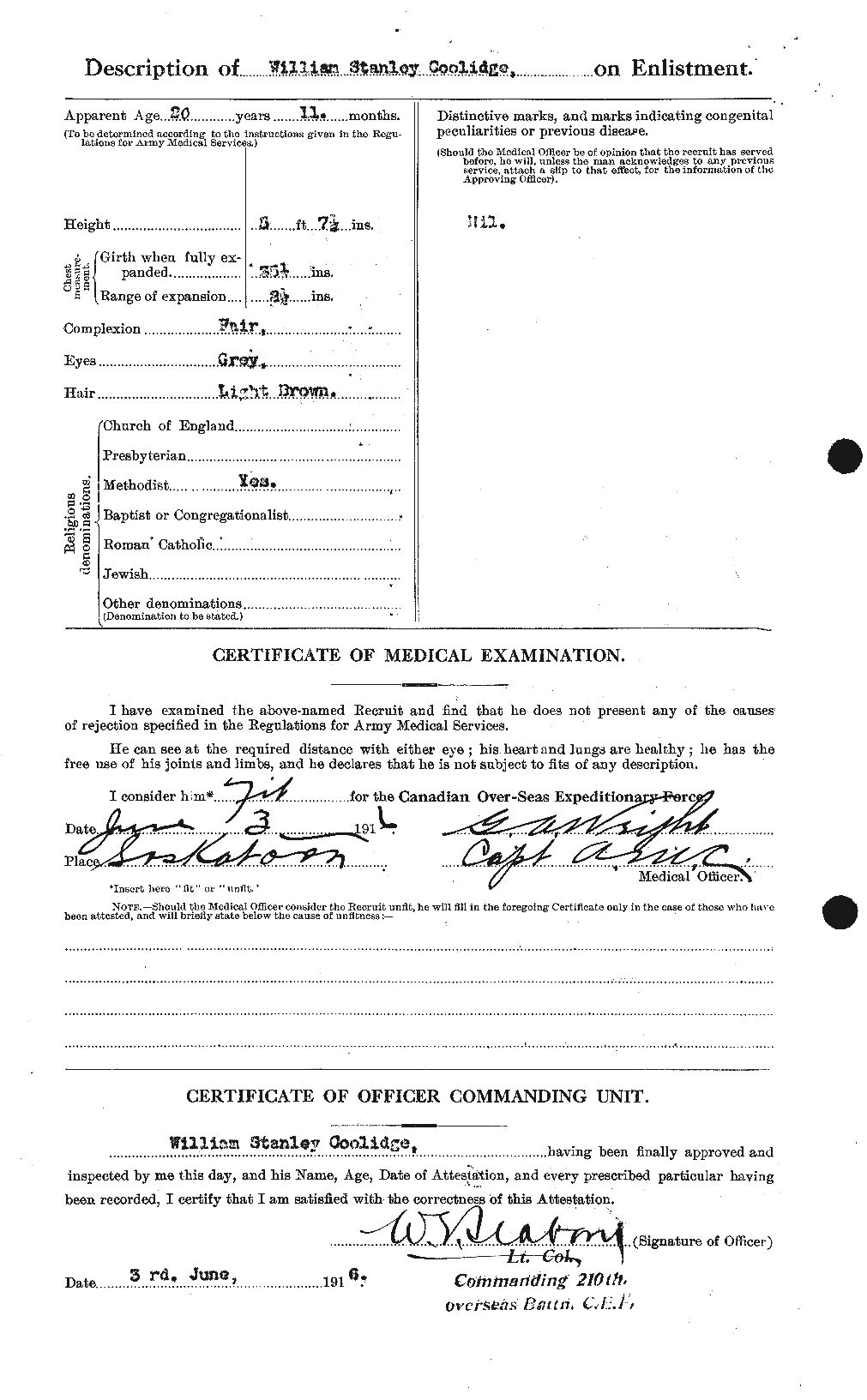 Personnel Records of the First World War - CEF 056131b