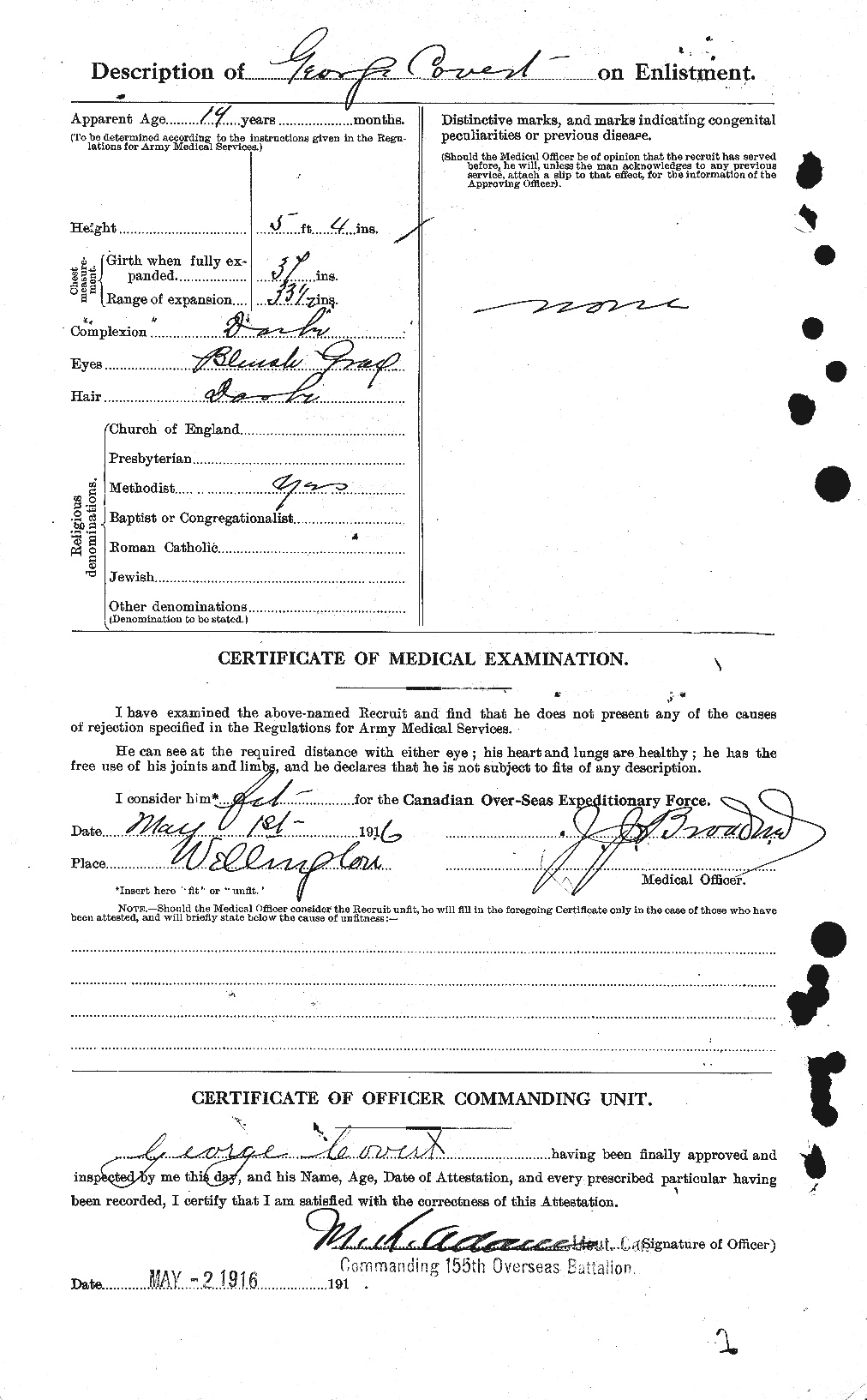 Personnel Records of the First World War - CEF 059273b