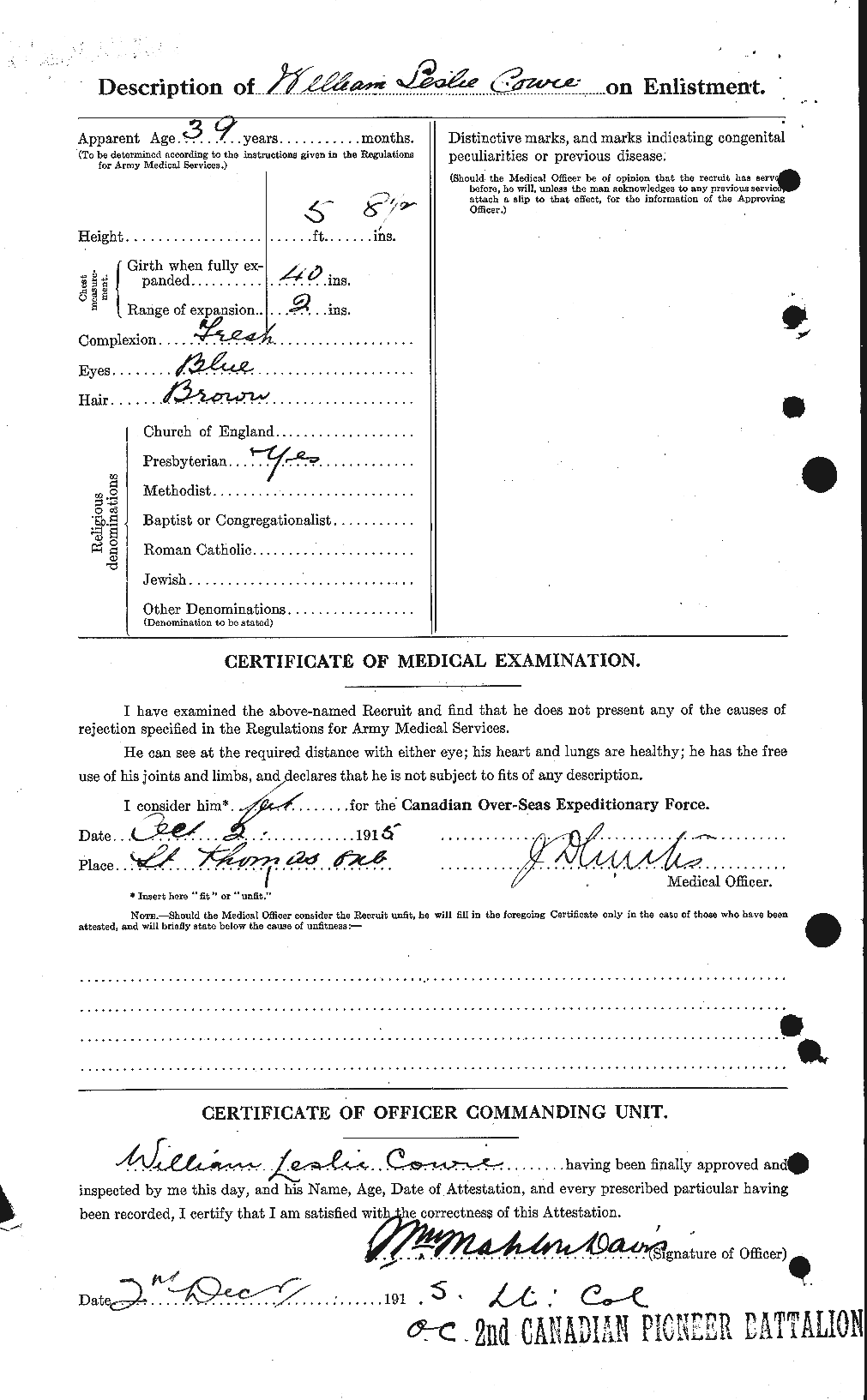 Personnel Records of the First World War - CEF 059859b