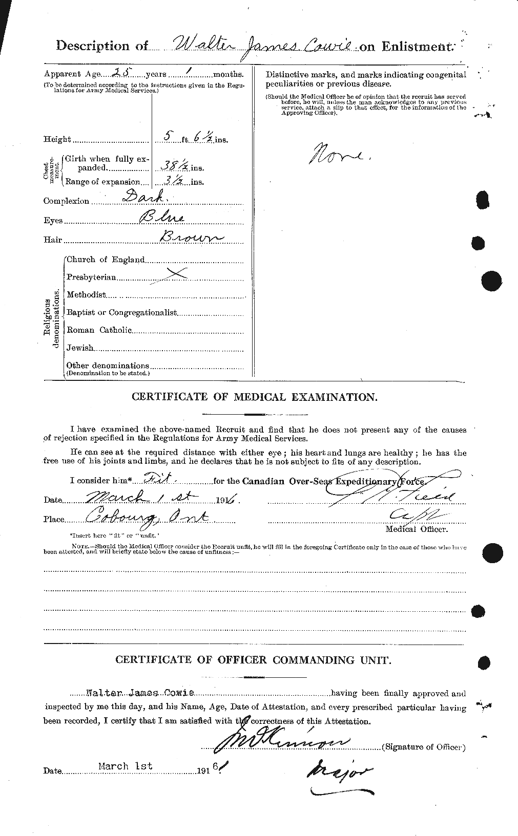 Personnel Records of the First World War - CEF 059869b