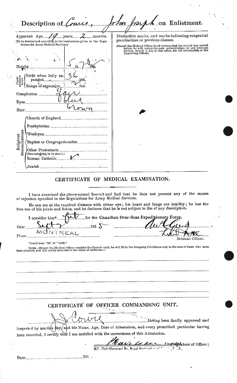 Personnel Records of the First World War - CEF 059999b