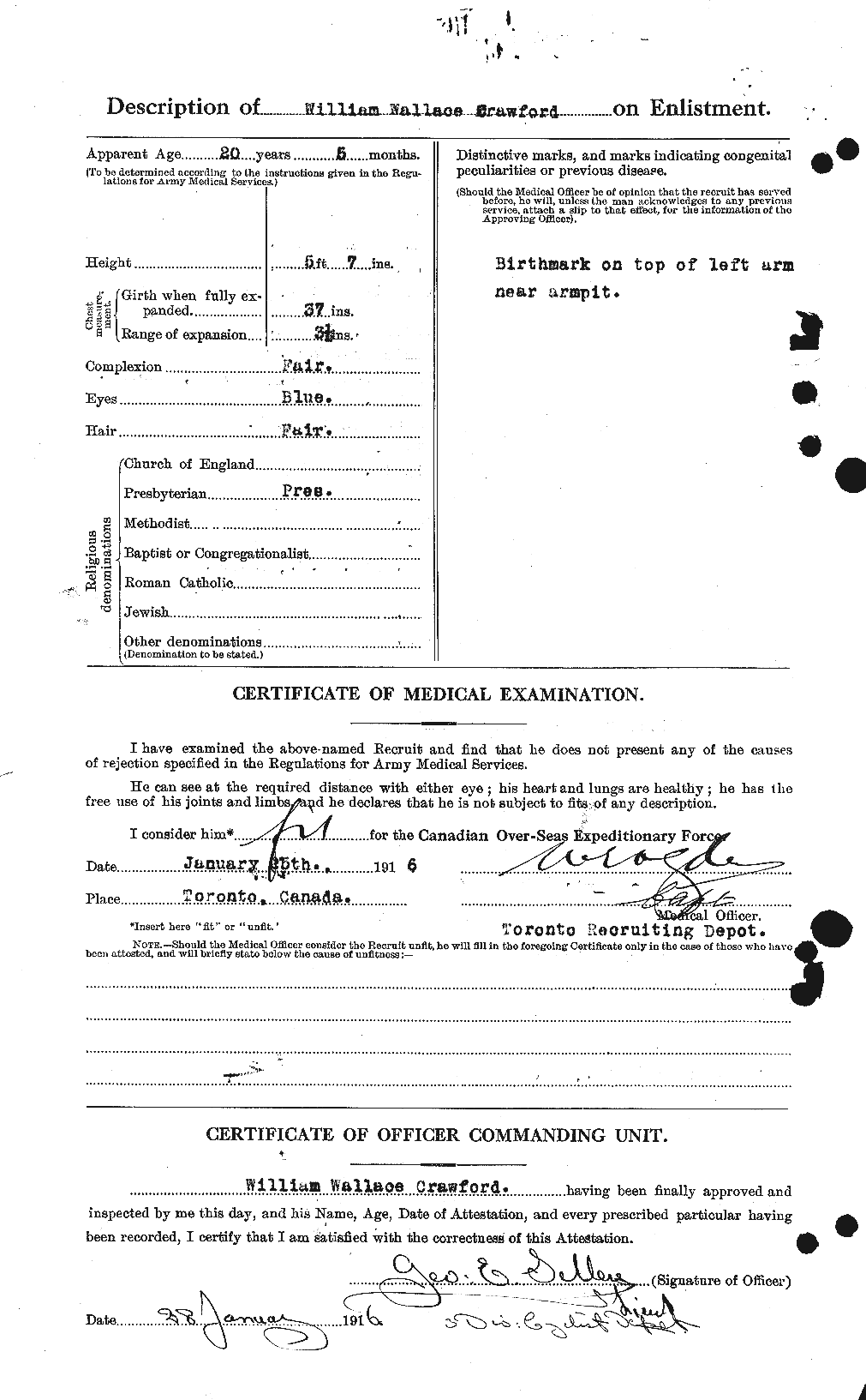 Personnel Records of the First World War - CEF 060683b