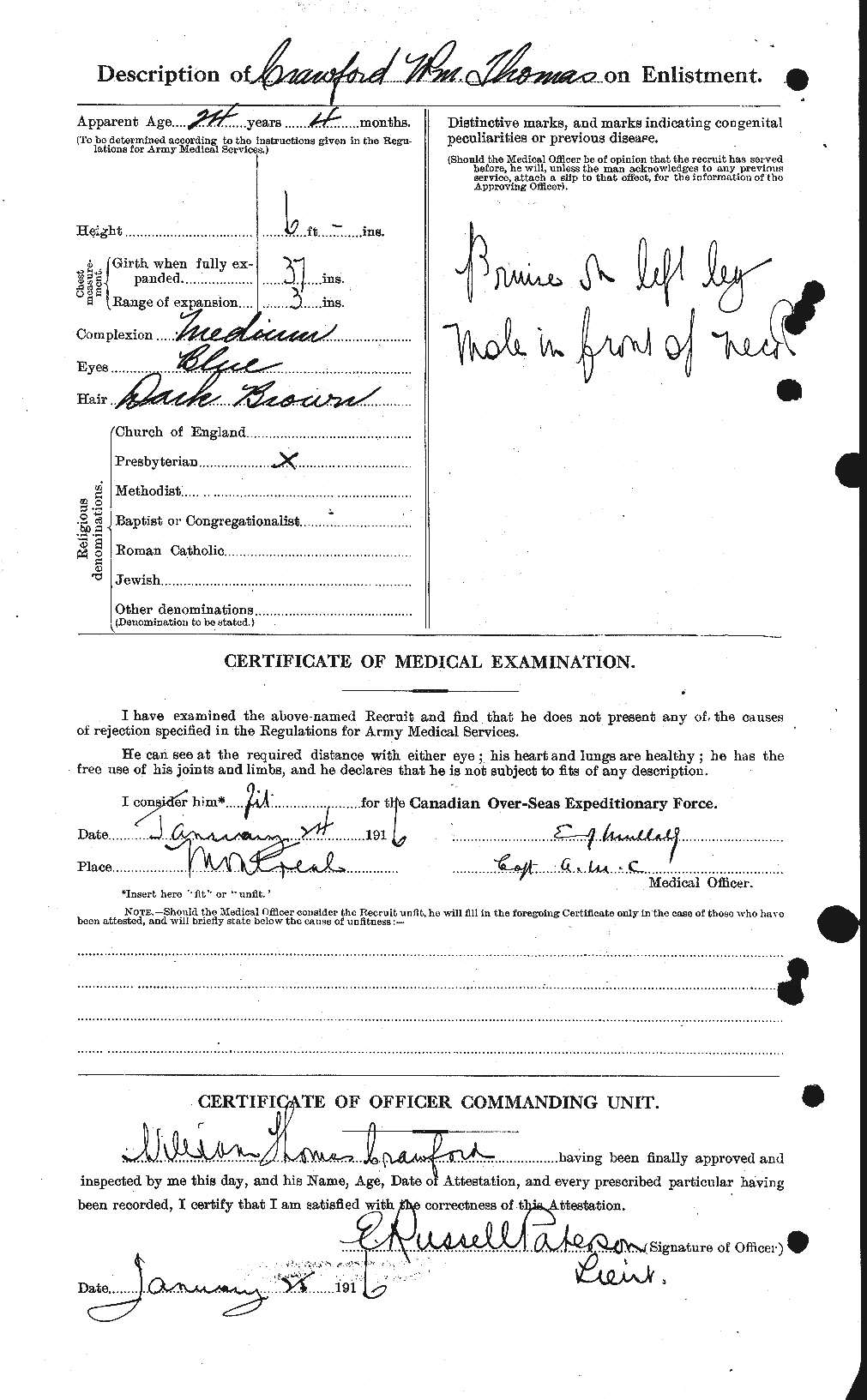 Personnel Records of the First World War - CEF 060684b
