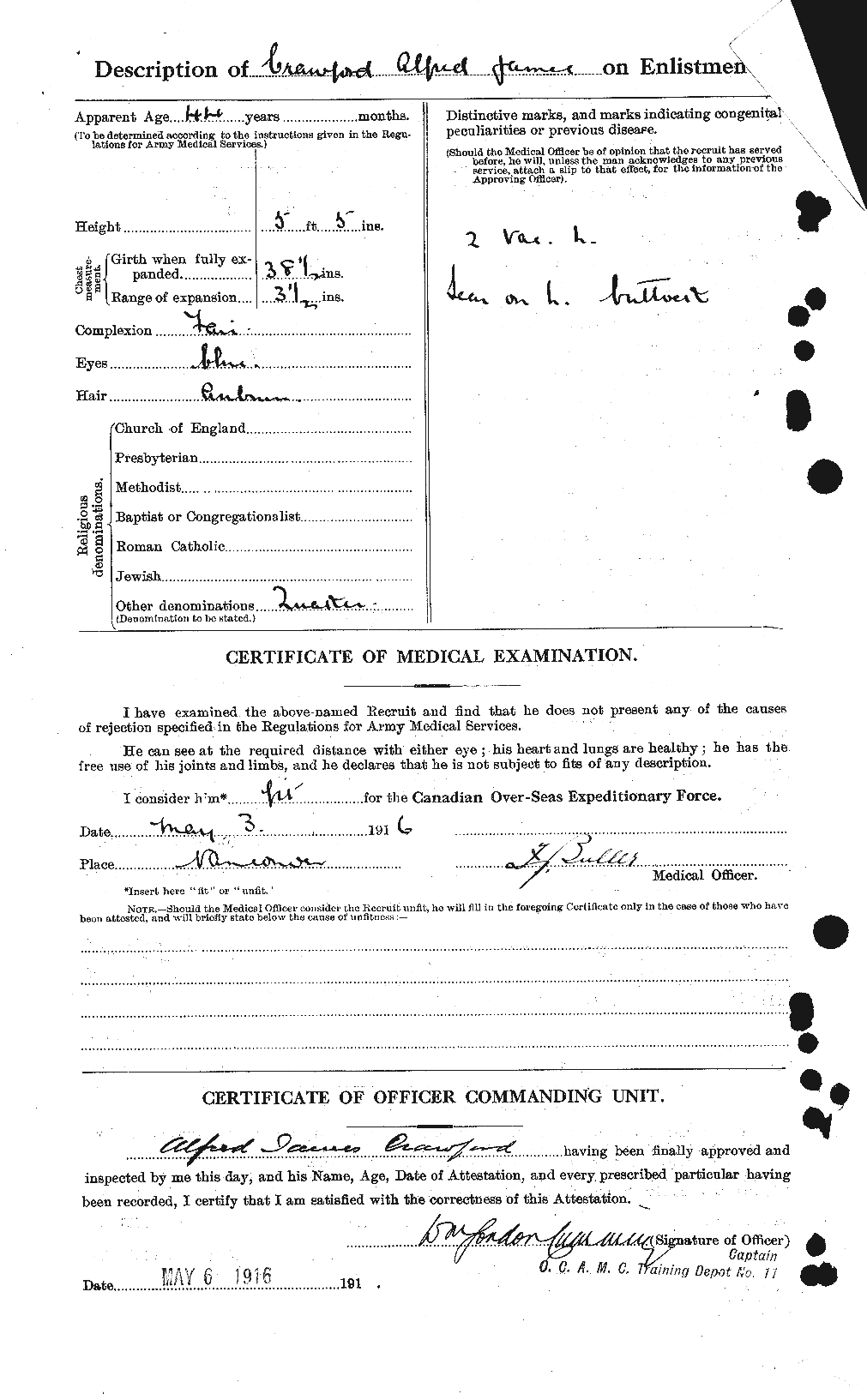 Personnel Records of the First World War - CEF 060953b