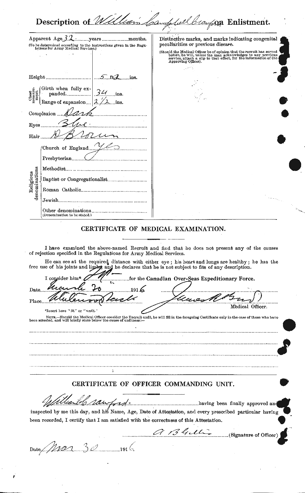 Personnel Records of the First World War - CEF 061149b