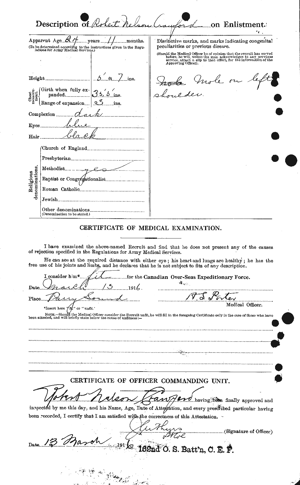 Personnel Records of the First World War - CEF 061614b