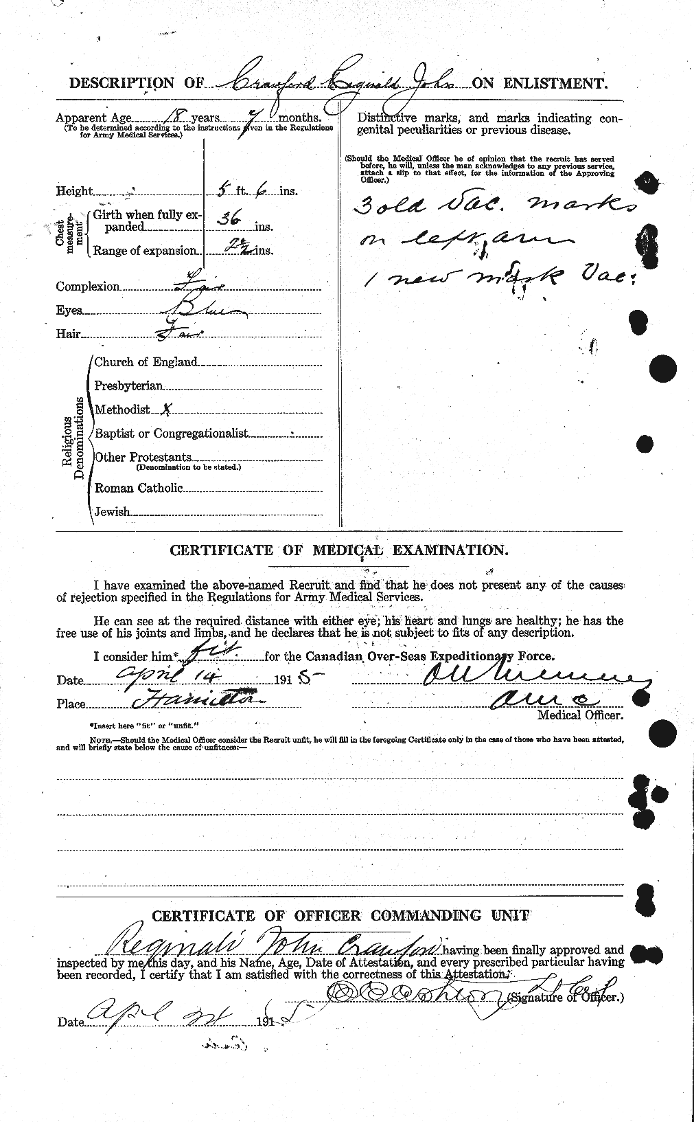 Personnel Records of the First World War - CEF 061647b