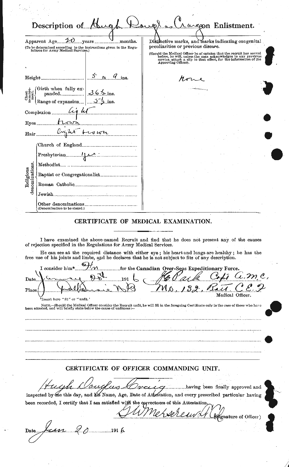 Personnel Records of the First World War - CEF 061674b