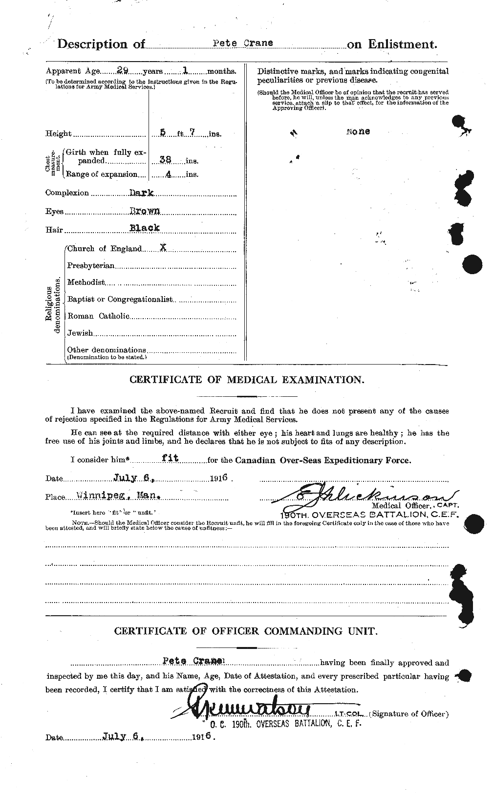 Personnel Records of the First World War - CEF 061759b