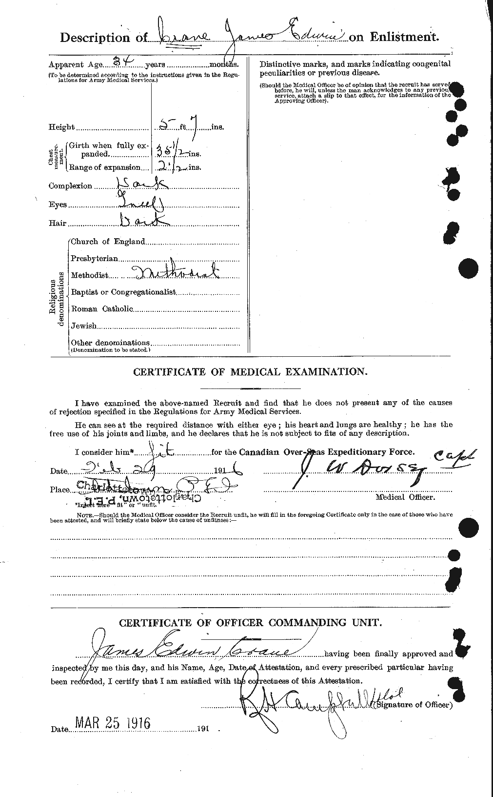 Personnel Records of the First World War - CEF 061773b