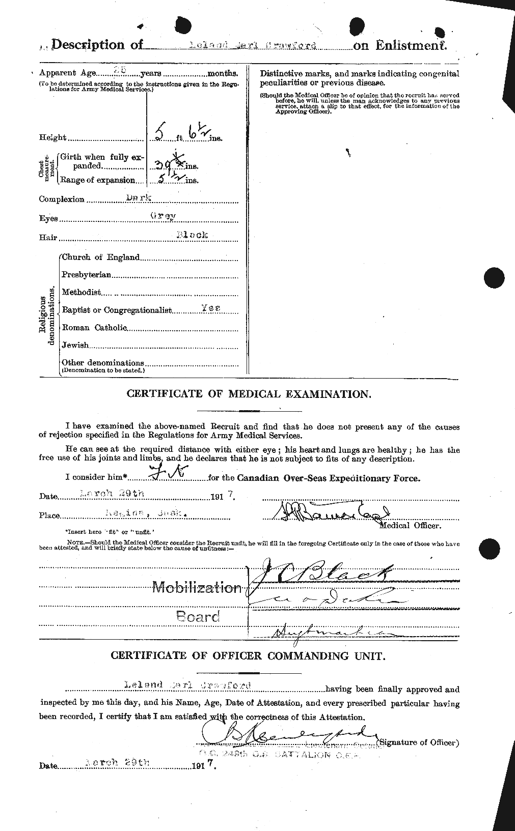 Personnel Records of the First World War - CEF 061800b