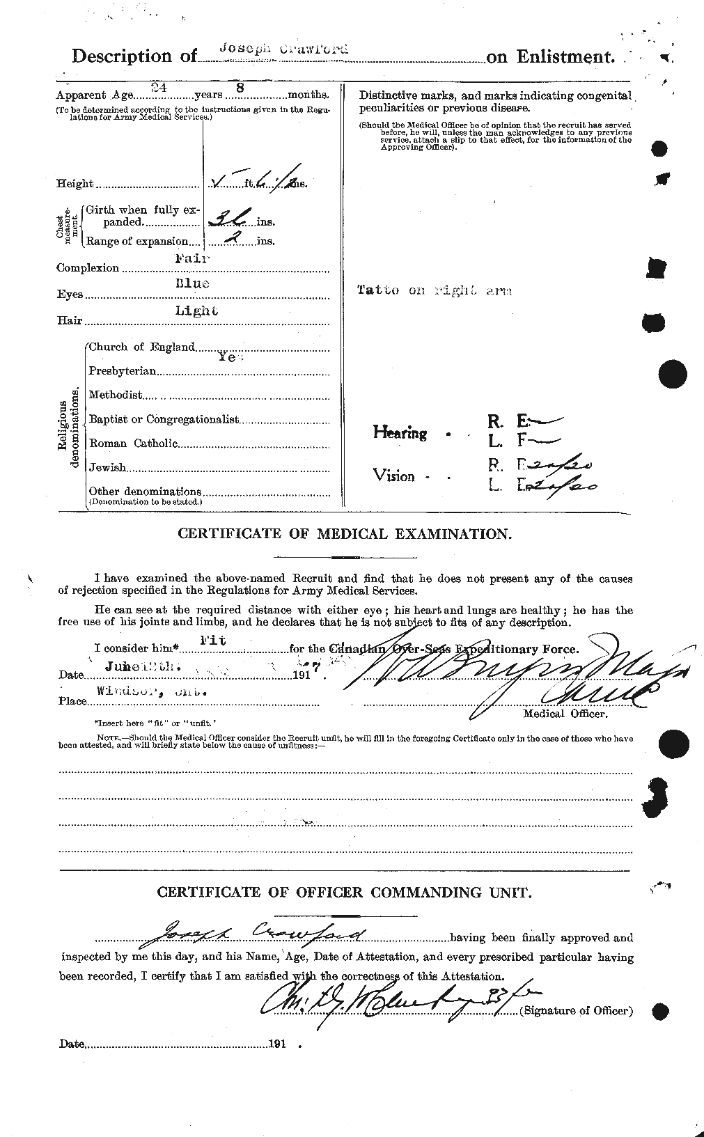 Personnel Records of the First World War - CEF 061814b