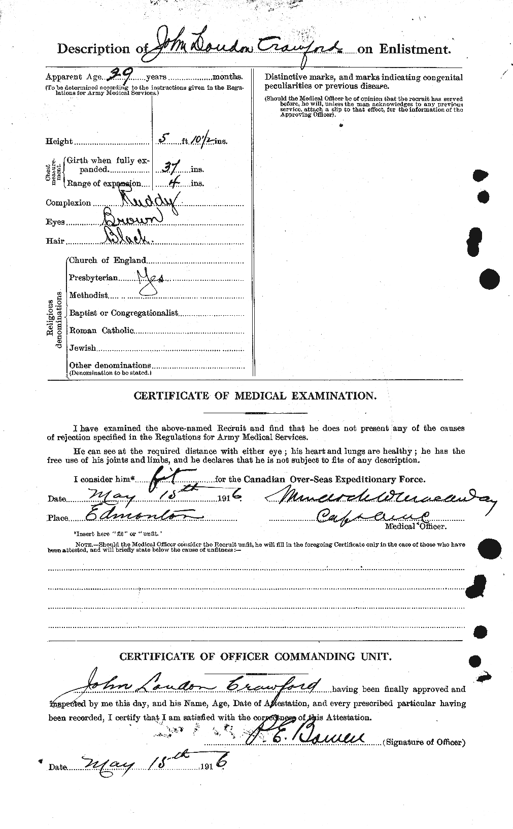 Personnel Records of the First World War - CEF 061828b