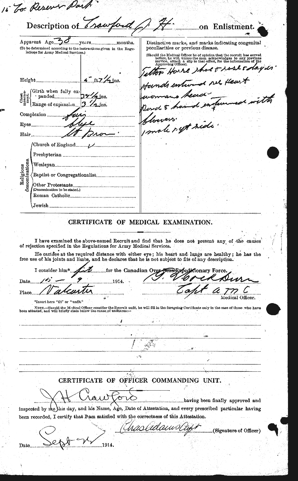 Personnel Records of the First World War - CEF 062426b