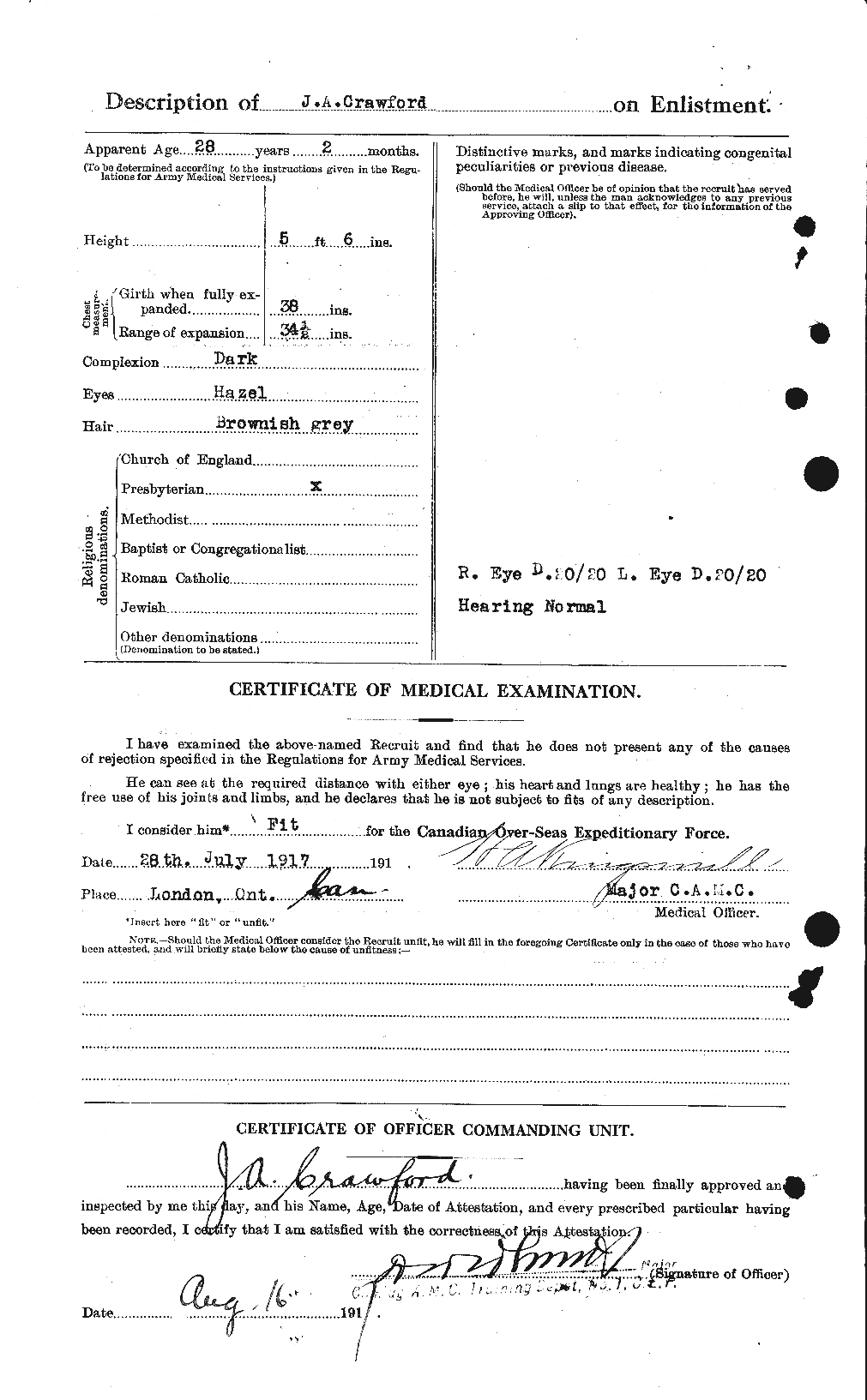 Personnel Records of the First World War - CEF 062433b