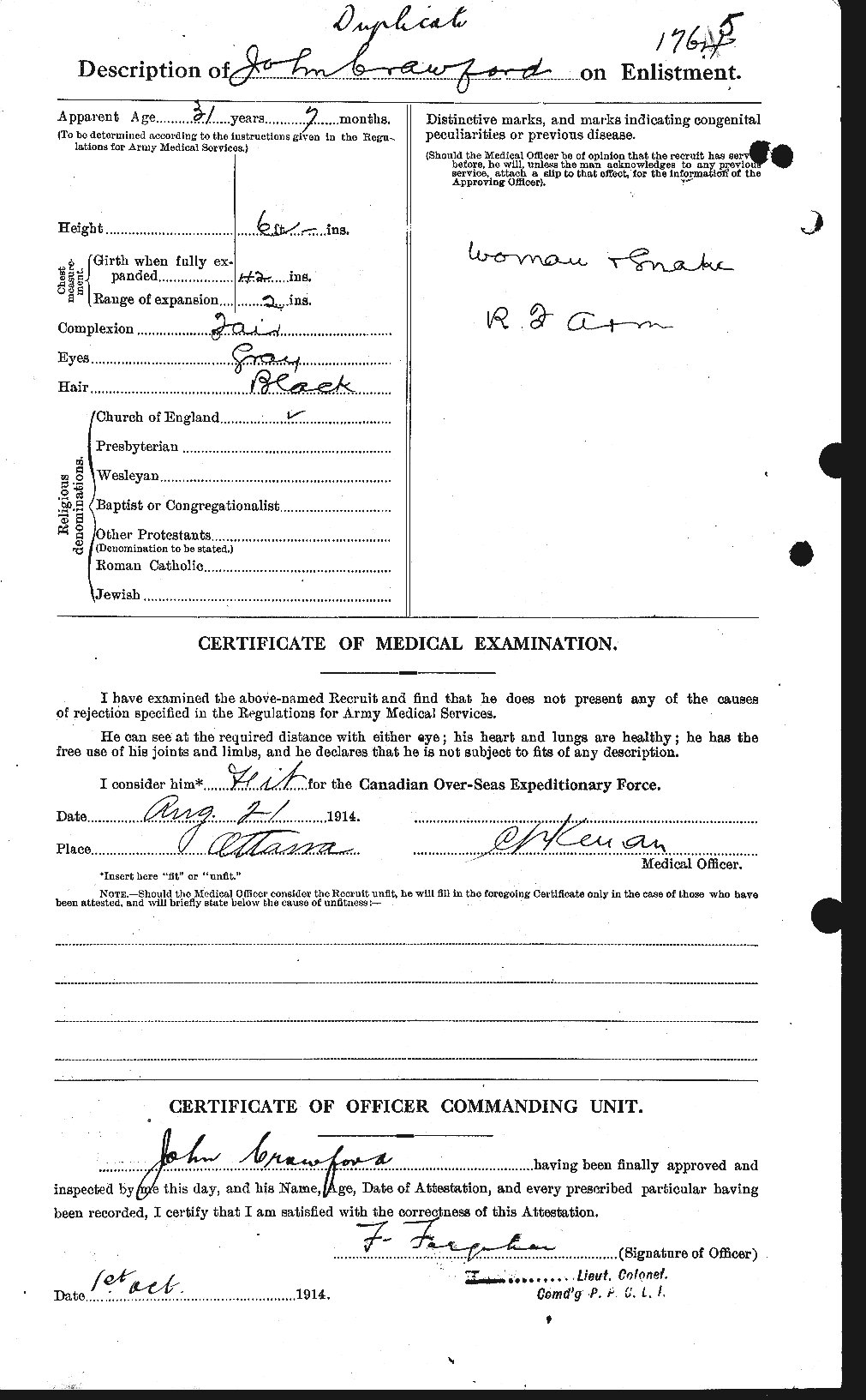 Personnel Records of the First World War - CEF 062441b