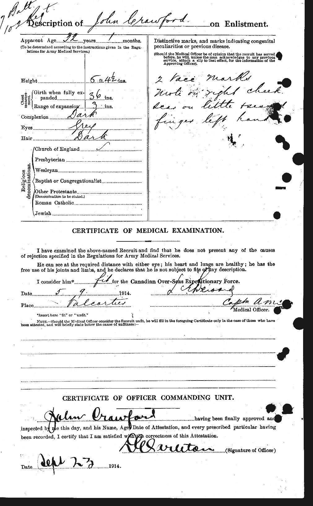 Personnel Records of the First World War - CEF 062452b