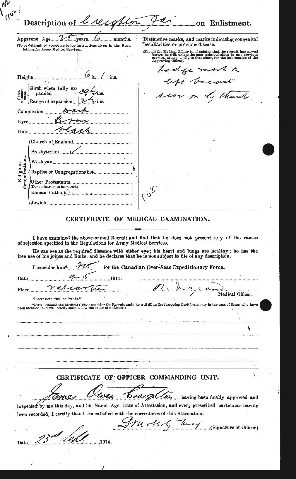Personnel Records of the First World War - CEF 063070b