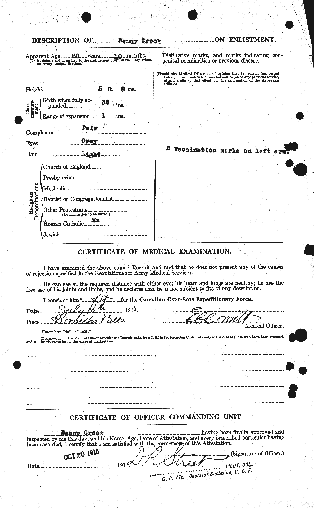 Personnel Records of the First World War - CEF 067244b
