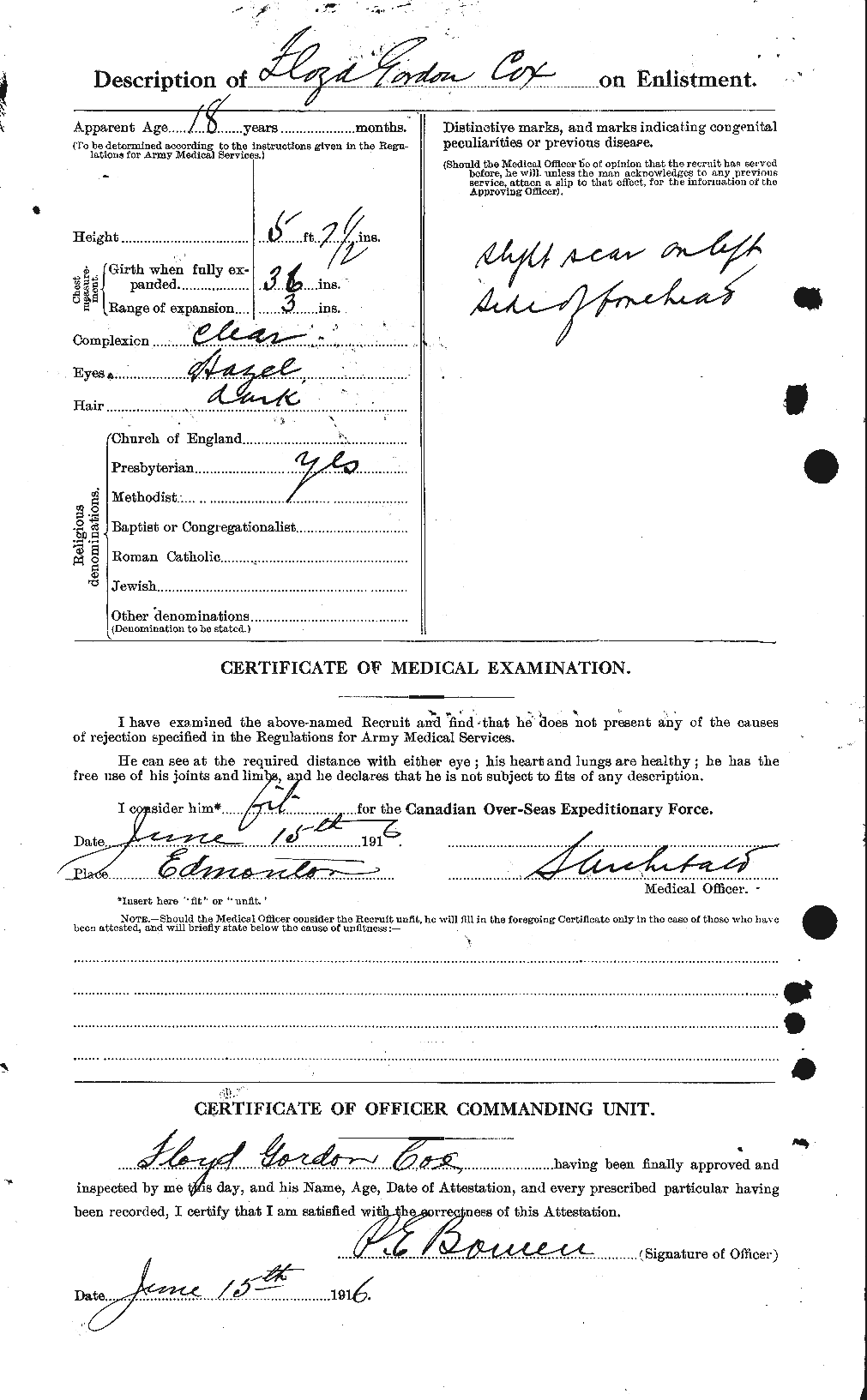Personnel Records of the First World War - CEF 068078b