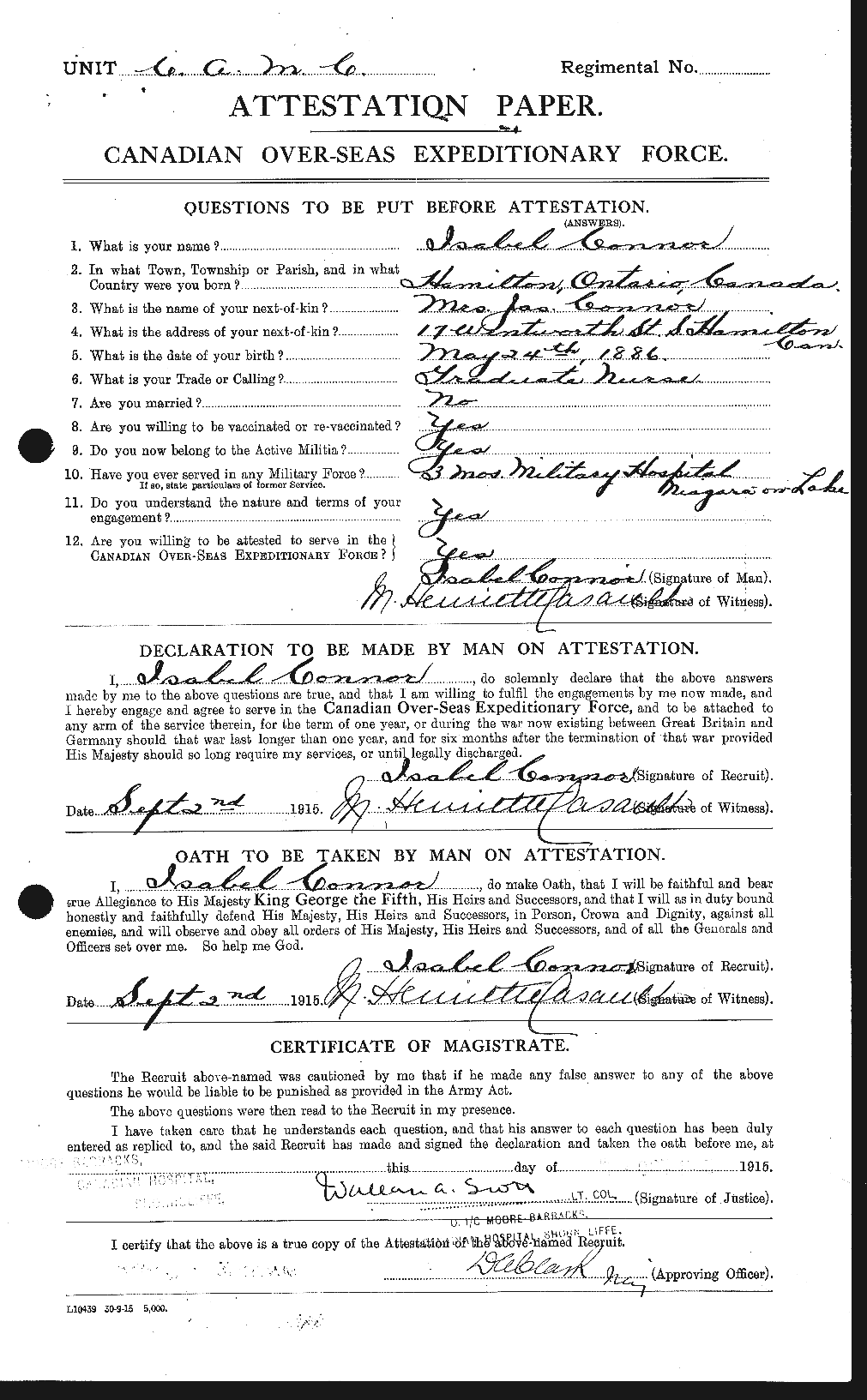 Personnel Records of the First World War - CEF 068883a