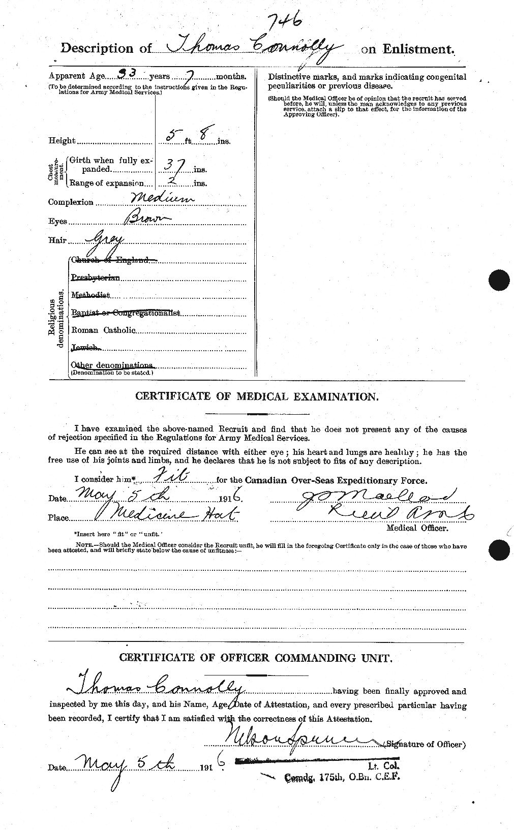 Personnel Records of the First World War - CEF 069041b