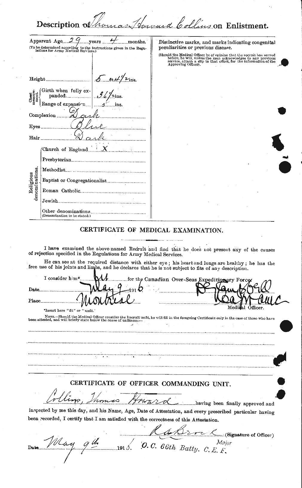 Personnel Records of the First World War - CEF 069126b
