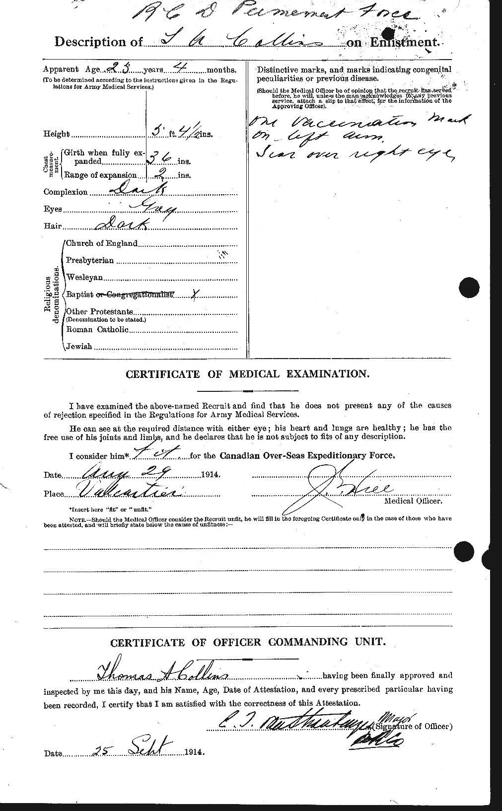 Personnel Records of the First World War - CEF 069136b