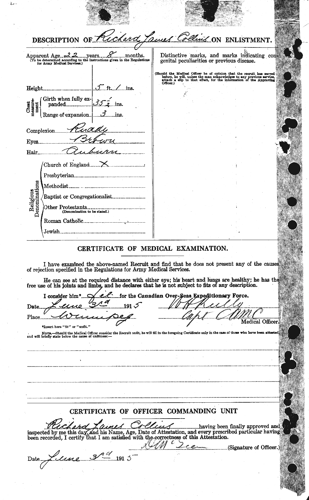 Personnel Records of the First World War - CEF 069173b