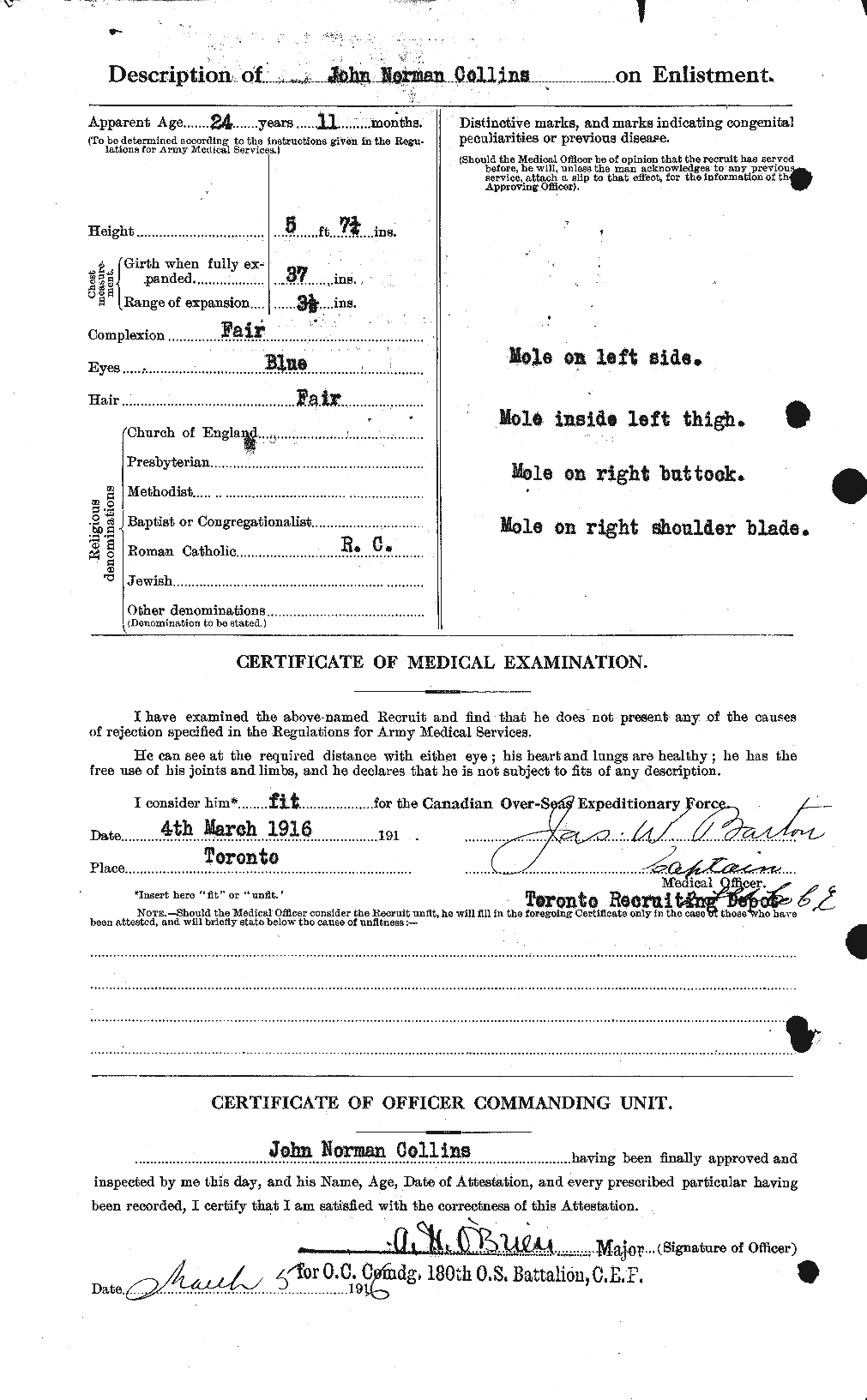 Personnel Records of the First World War - CEF 069540b