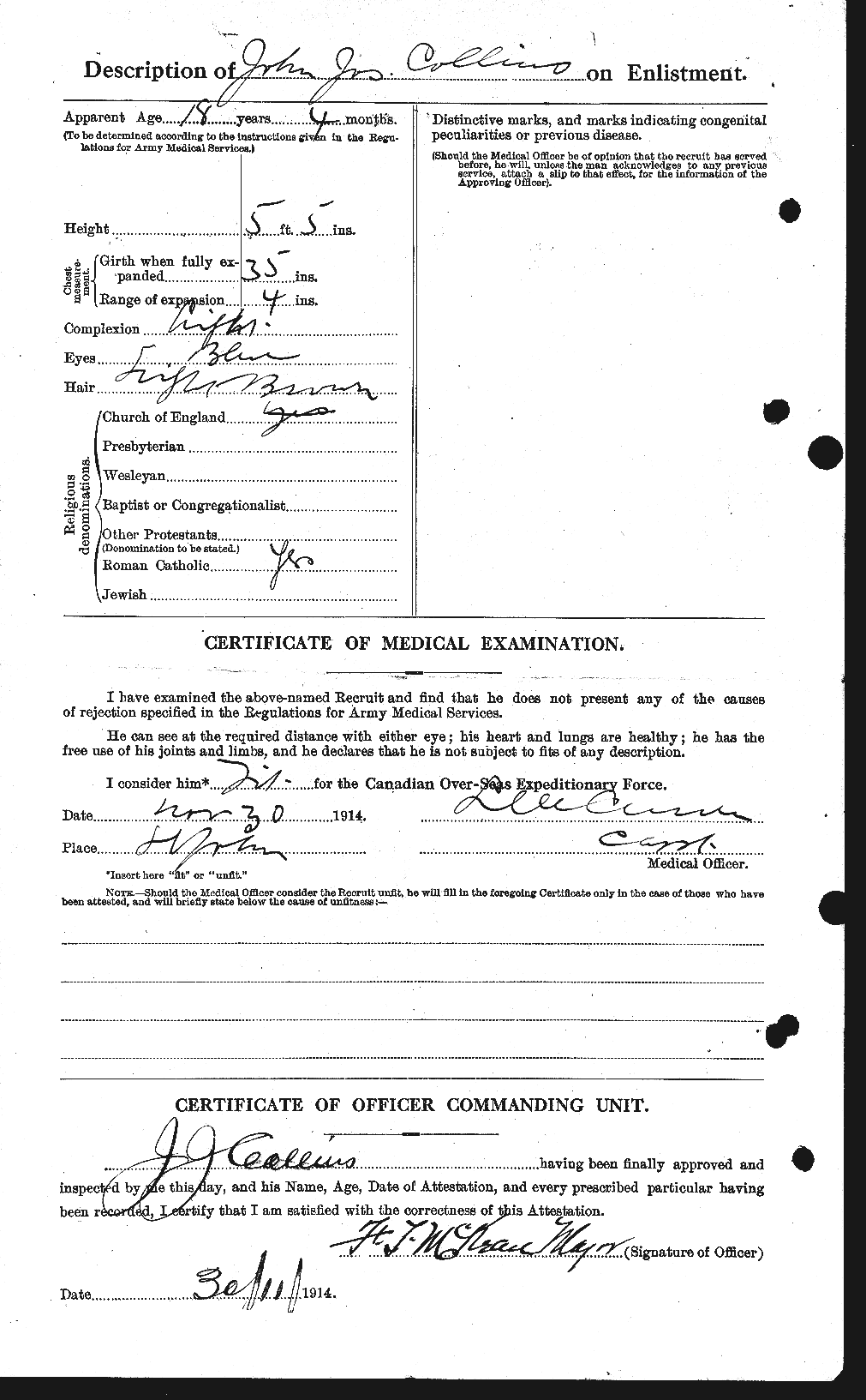 Personnel Records of the First World War - CEF 069549b