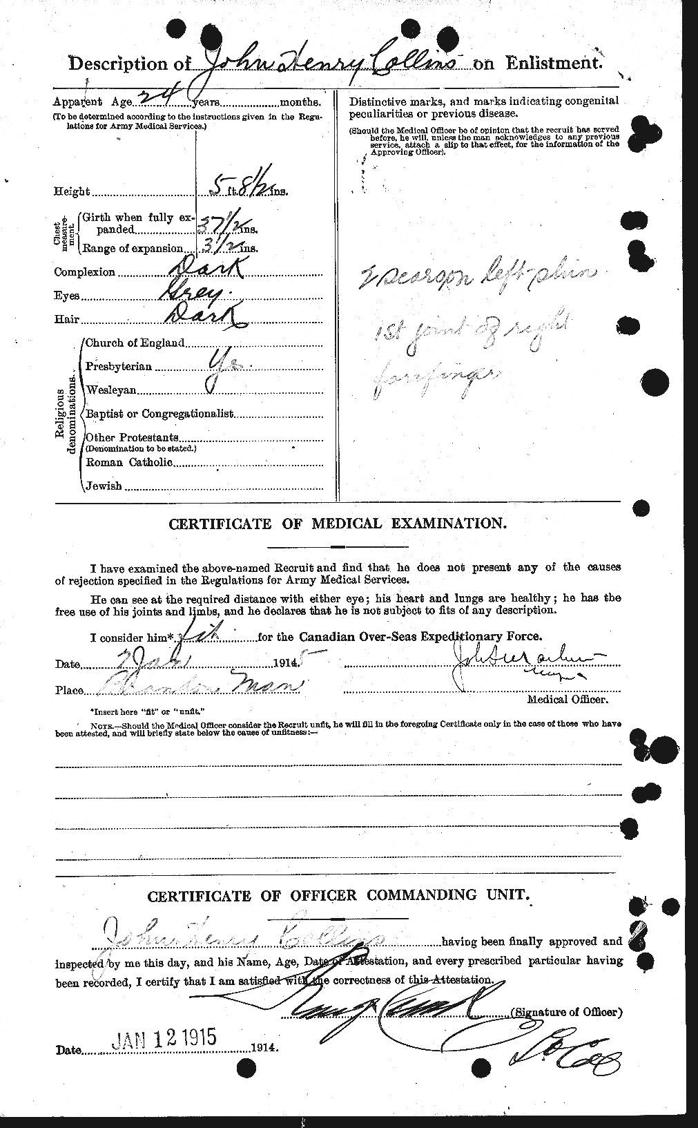 Personnel Records of the First World War - CEF 069774b