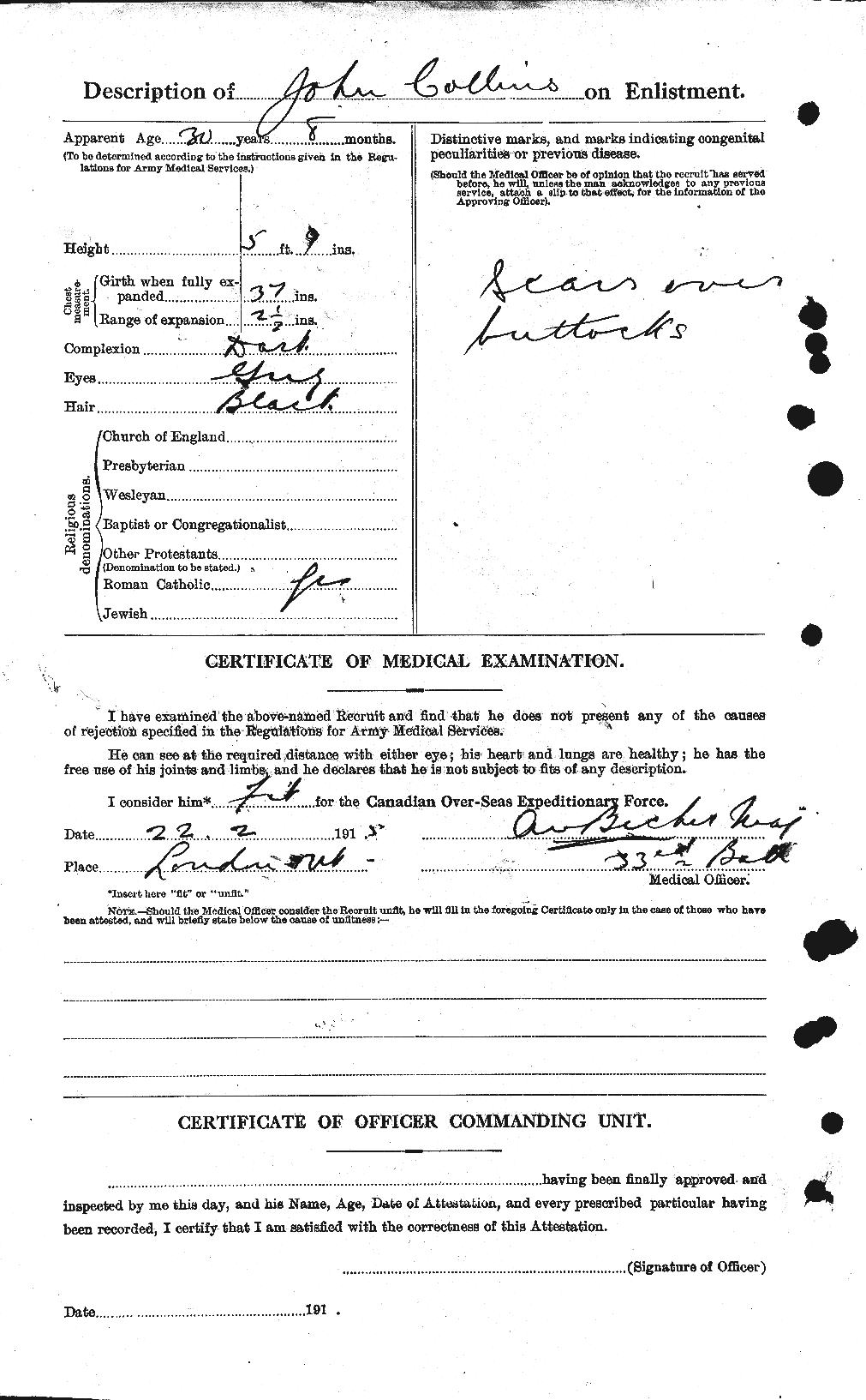 Personnel Records of the First World War - CEF 069812b