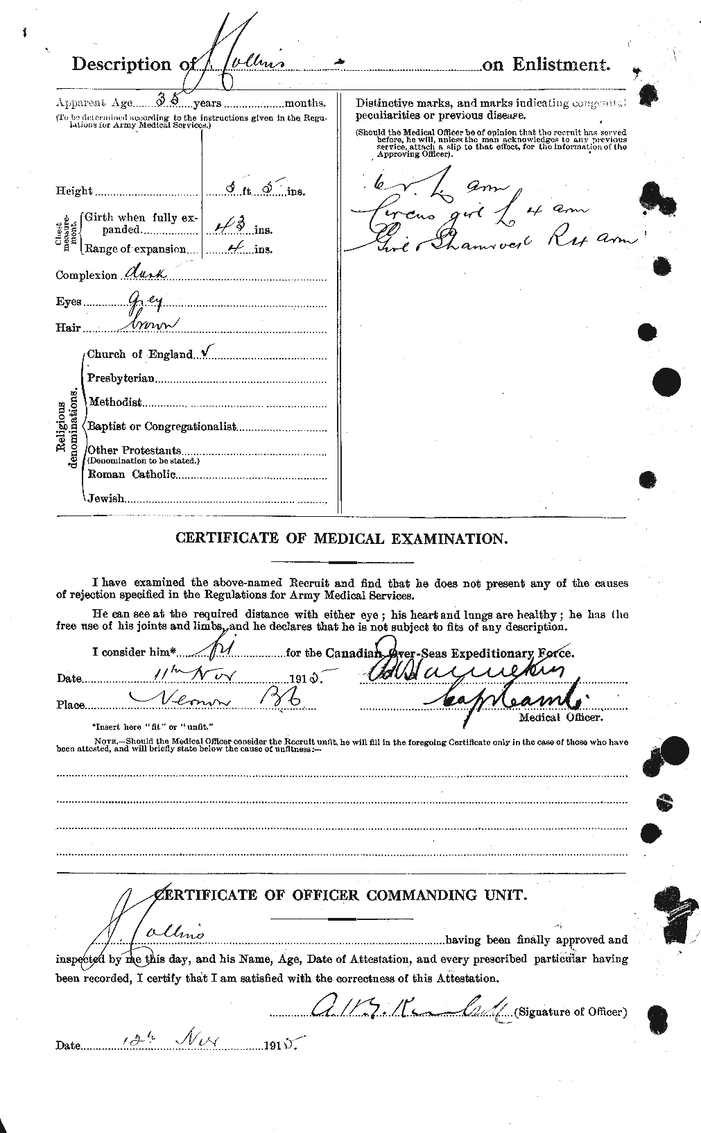 Personnel Records of the First World War - CEF 069817b