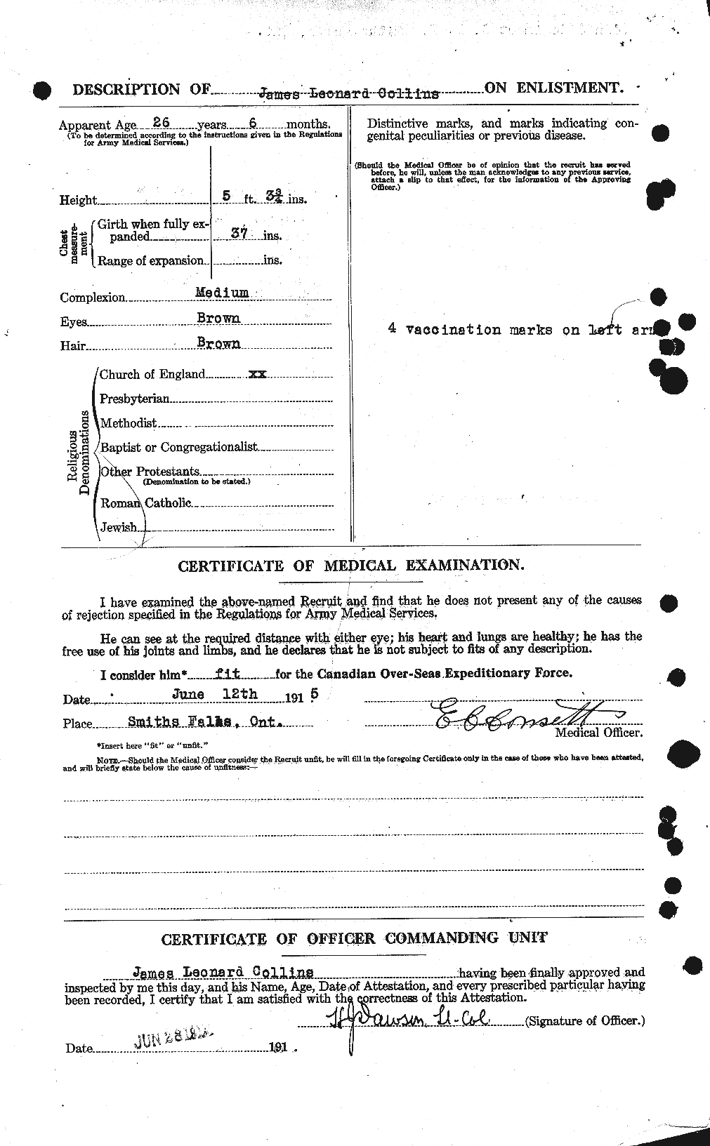 Personnel Records of the First World War - CEF 069945b