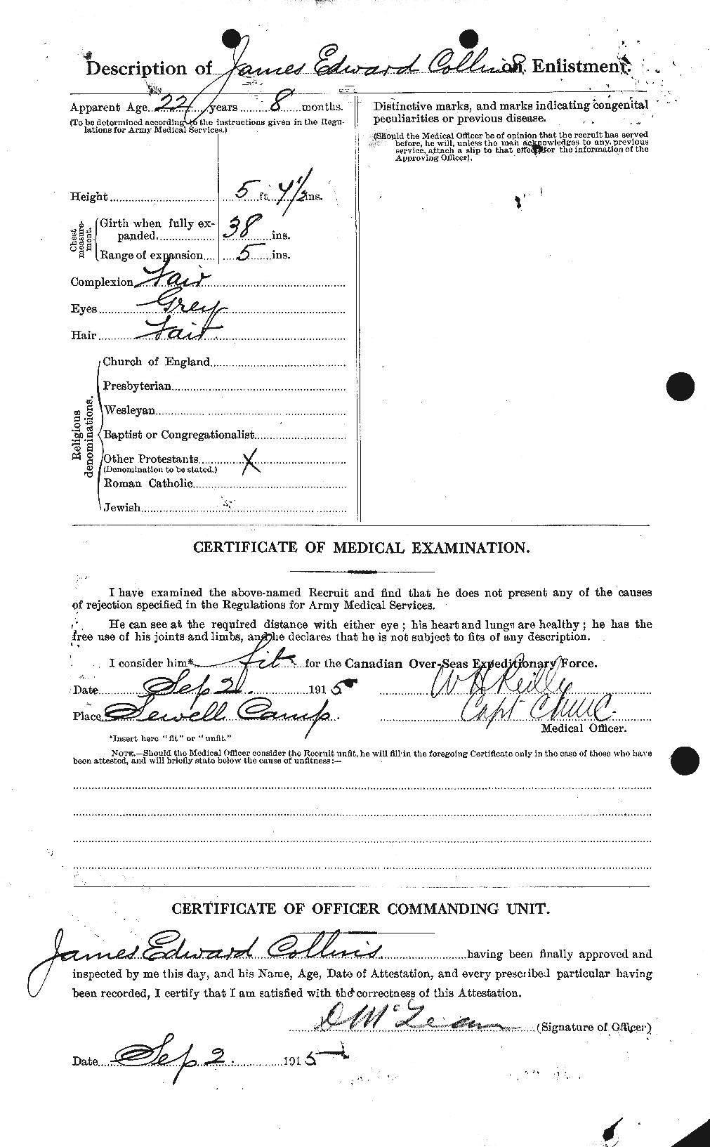 Personnel Records of the First World War - CEF 069953b