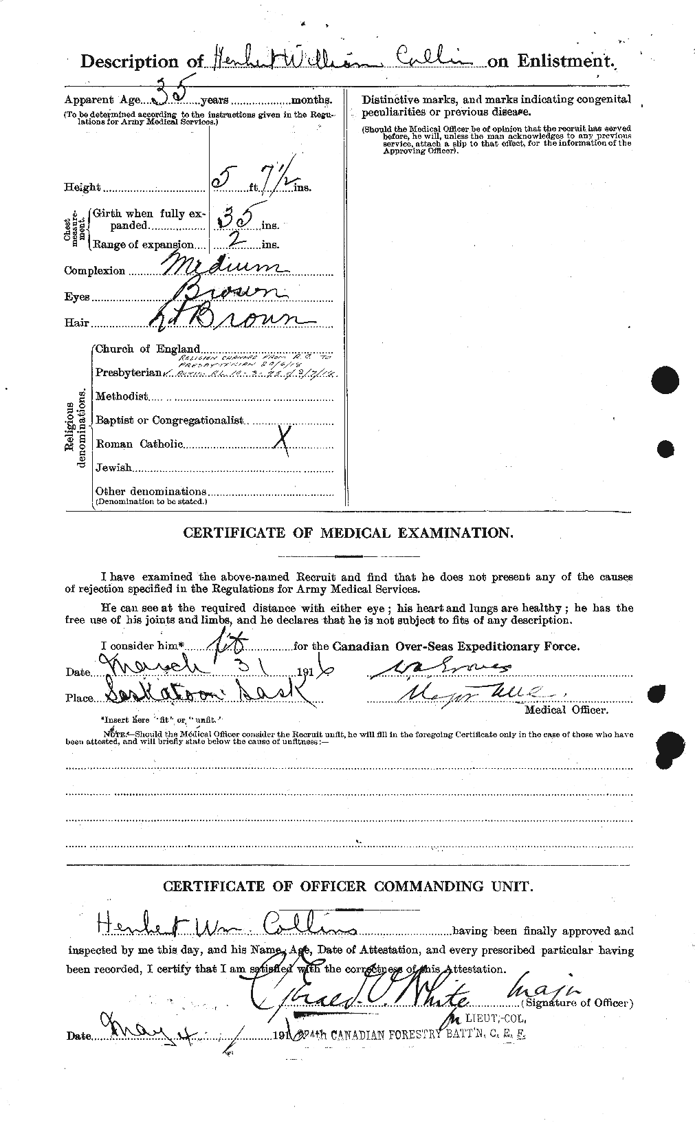 Personnel Records of the First World War - CEF 069997b