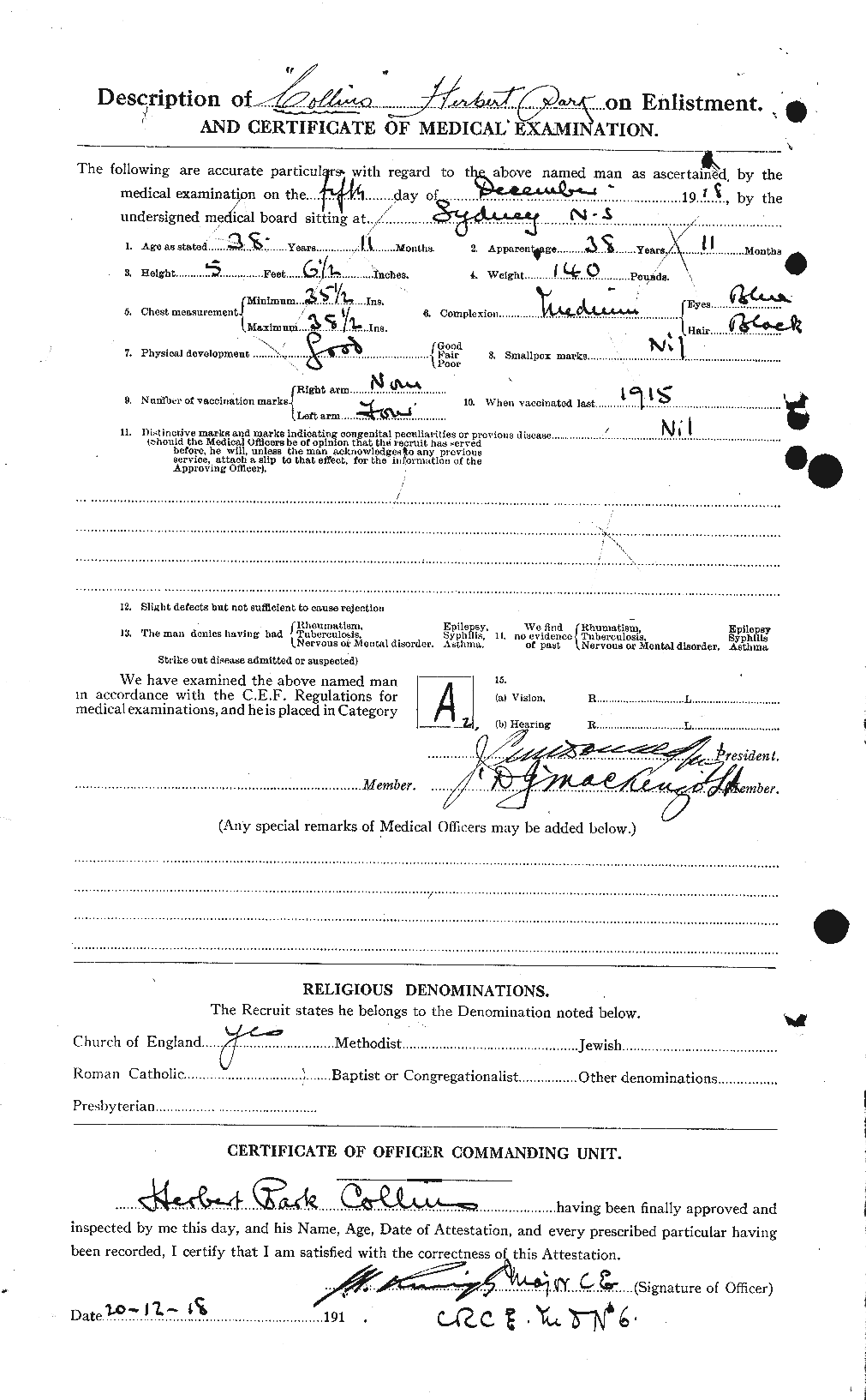 Personnel Records of the First World War - CEF 069999b
