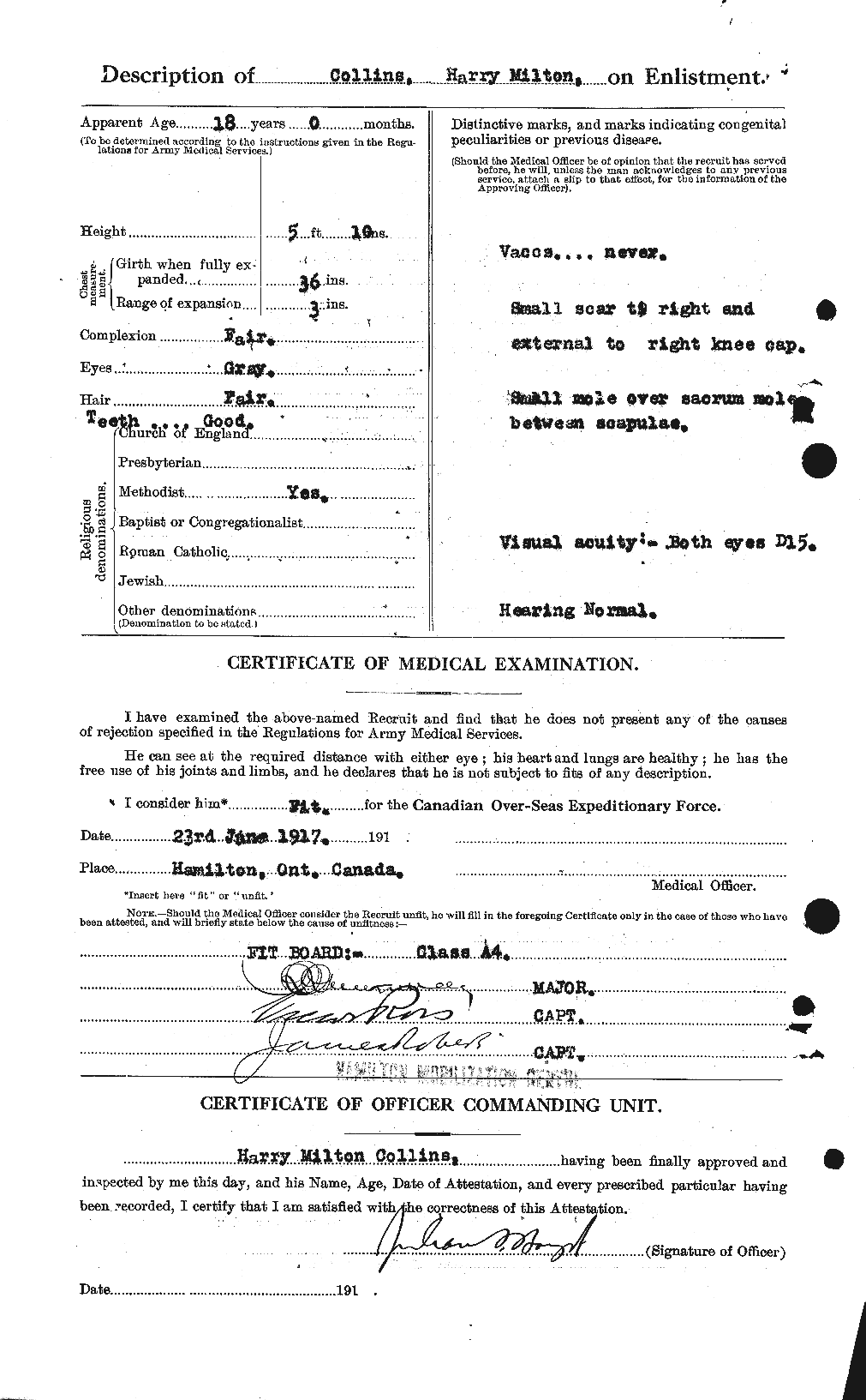 Personnel Records of the First World War - CEF 070015b