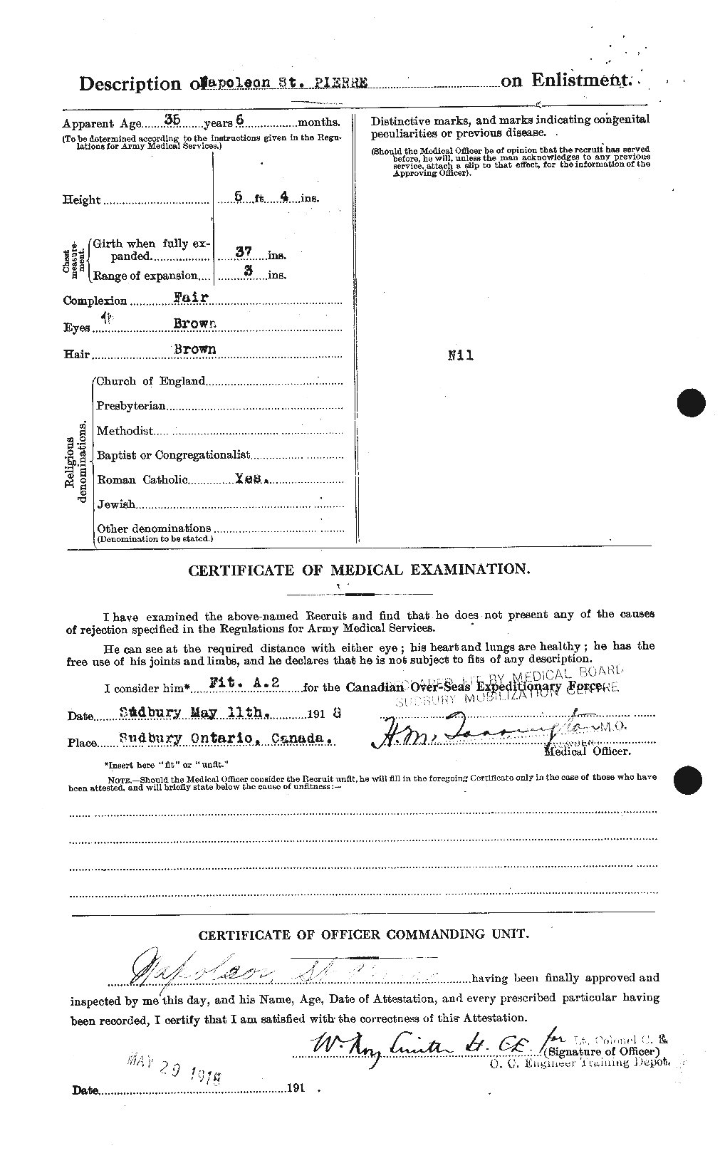 Personnel Records of the First World War - CEF 077583b