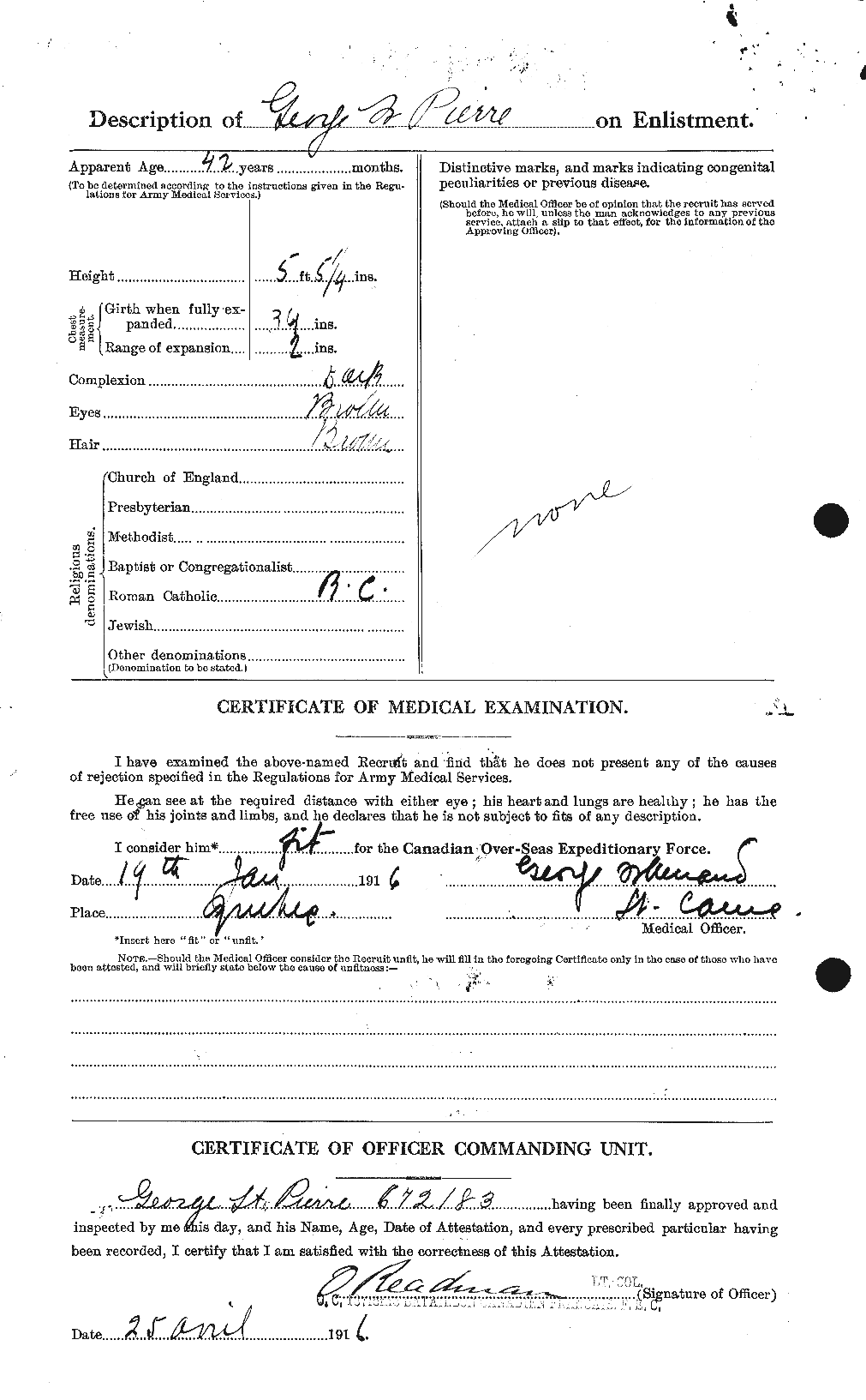 Personnel Records of the First World War - CEF 077818b