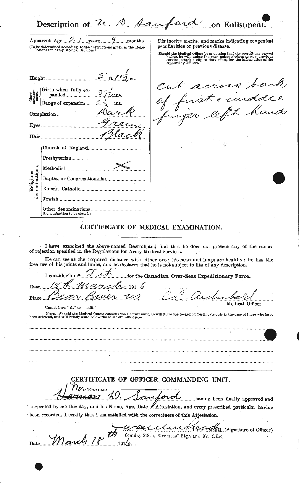 Personnel Records of the First World War - CEF 078265b