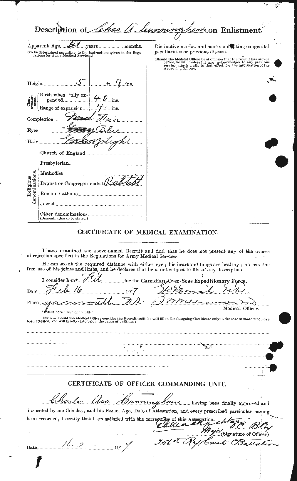 Personnel Records of the First World War - CEF 078328b