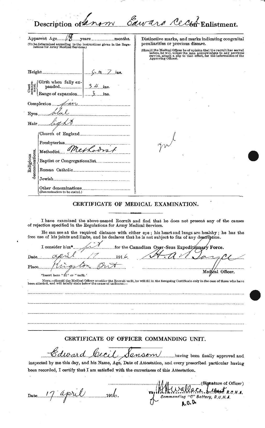 Personnel Records of the First World War - CEF 081408b